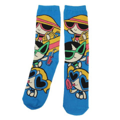 Japan Powerpuff Girls Crew Socks - Blue