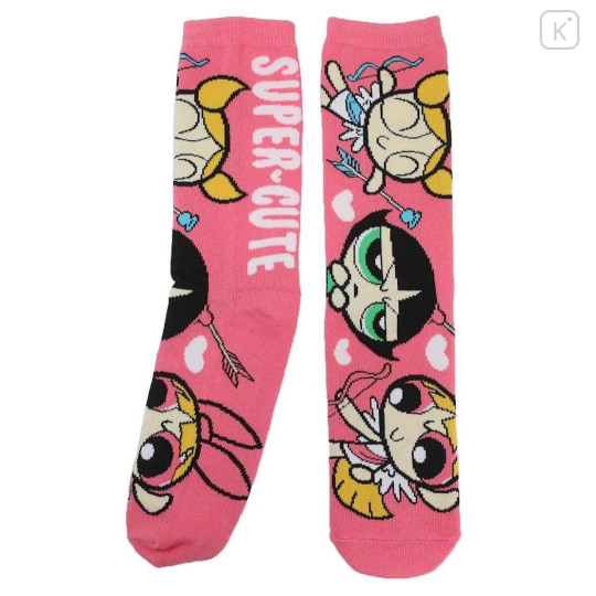 Japan The Powerpuff Girls Crew Socks - Pink - 1