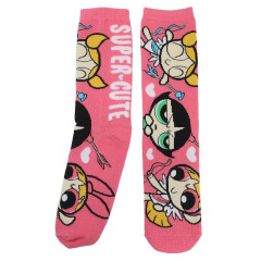 Japan The Powerpuff Girls Crew Socks - Pink