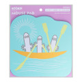 Japan Moomin Die-cut Mouse Pad - Hattifatteners / Boat - 1