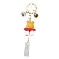 Japan Disney Store Wind Chime Key Chain With Bell - Pooh - 4