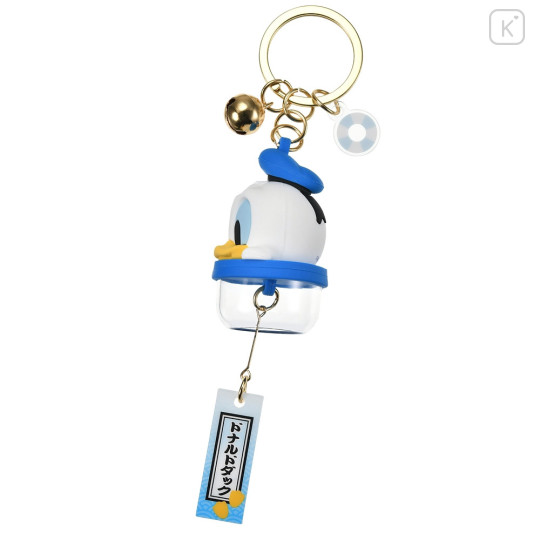 Japan Disney Store Wind Chime Key Chain With Bell - Donald Duck - 3