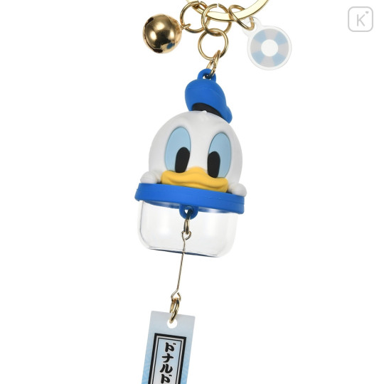 Japan Disney Store Wind Chime Key Chain With Bell - Donald Duck - 5