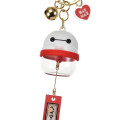 Japan Disney Store Wind Chime Key Chain With Bell - Baymax - 5