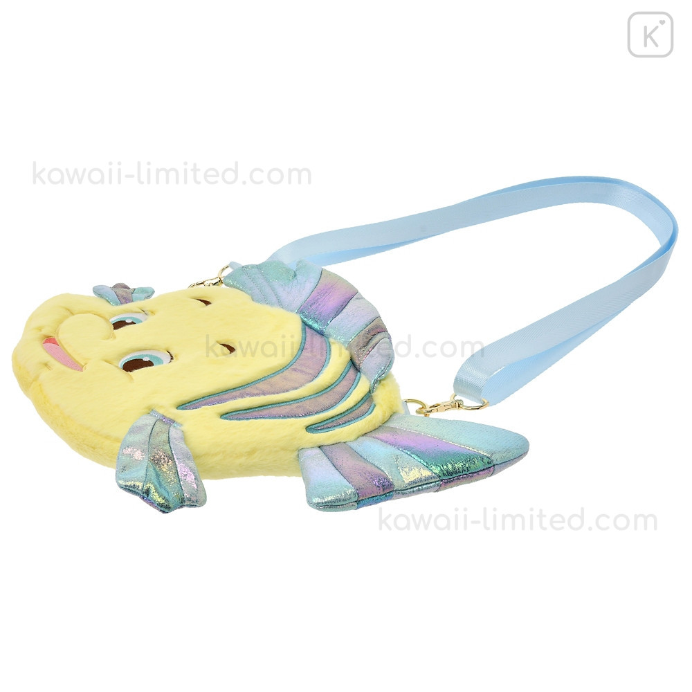 Japan Disney Store Pochette Should Bag & Plush Toy Flounder