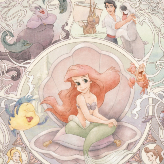 Japan Disney Bath Towel - Ariel : The Little Mermaid 35th Anniversary - 3