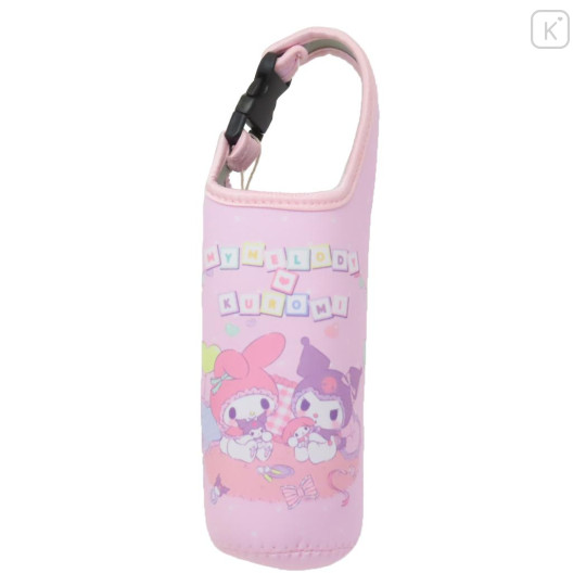 Japan Sanrio Plastic Bottle Holder - My Melody & Kuromi - 1