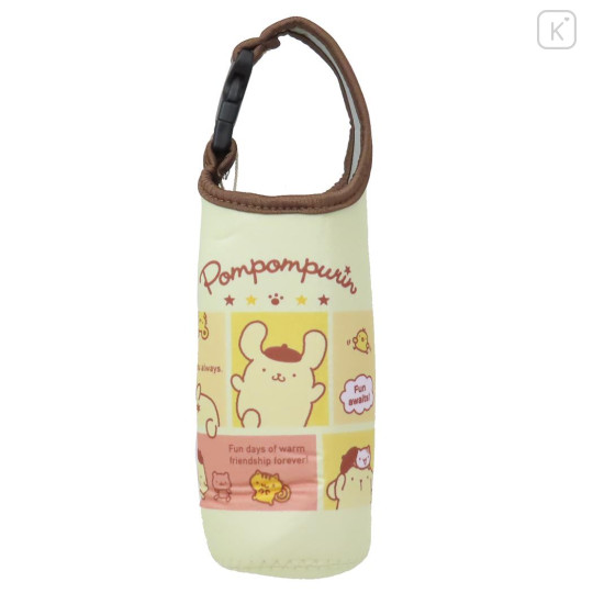 Japan Sanrio Plastic Bottle Holder - Pompompurin - 1