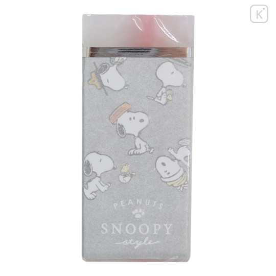 Japan Peanuts Snoopy Face Eraser - Grey - 1