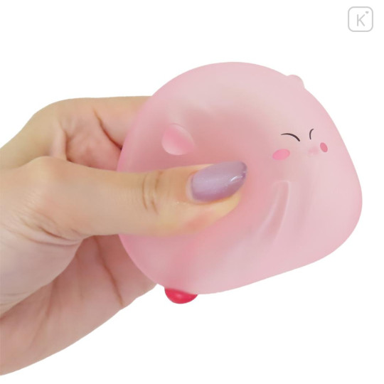 Japan Kirby Squeeze Water Gun Vinyl Mascot Bath Toy - Hovering - 3