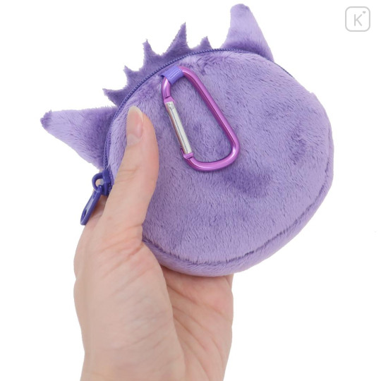 Japan Pokemon Plush Mini Pouch with Carabiner - Gengar - 2