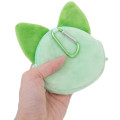 Japan Pokemon Plush Mini Pouch with Carabiner - Sprigatito - 2