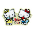 Japan Sanrio Fluffy Embroidery Sticker Patch - Hello Kitty & Hello Mimmy - 2