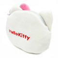 Japan Sanrio Fluffy Mini Pouch - Hello Kitty / Face - 2