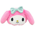 Japan Sanrio Fluffy Mini Pouch - My Melody / Face - 1