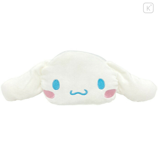 Japan Sanrio Fluffy Mini Pouch - Cinnamoroll / Face - 1