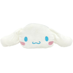 Japan Sanrio Fluffy Mini Pouch - Cinnamoroll / Face