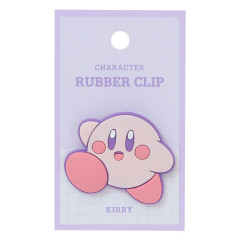 Japan Kirby Rubber Clip Set - Kirby / Happy