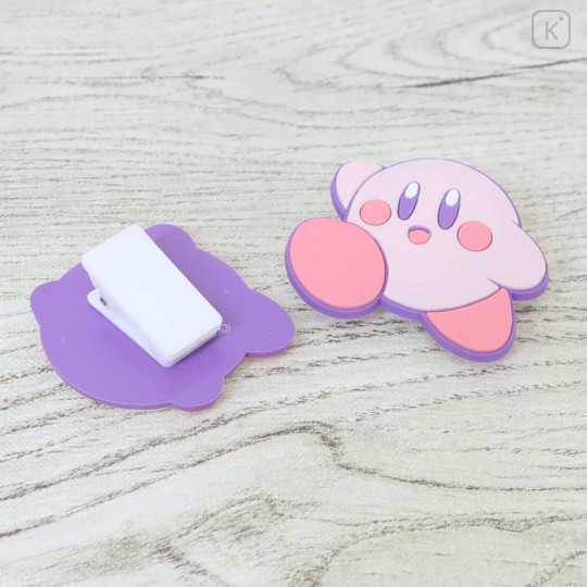Japan Kirby Rubber Clip - Kirby & Waddle Dee : Happy - 2