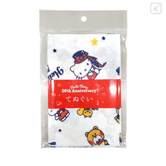 Japan Sanrio Tenugui - Hello Kitty 50th Anniversary - 2