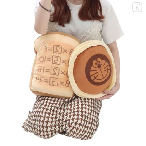 Japan Doraemon Cushion - Memorization Bread - 4