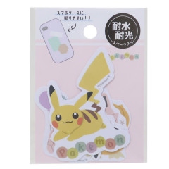 Japan Pokemon Vinyl Deco Sticker Set - Pikachu & Psyduck & Jigglypuff