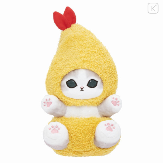 Japan Mofusand Plush Toy (S) - Cat / Fried Shrimp - 4