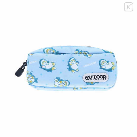 Japan Mofusand Outdoor Pen Case - Cat / Shark Nyan Blue - 1