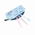 Japan Mofusand Outdoor Pen Case - Cat / Shark Nyan Blue - 6