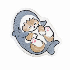 Japan Mofusand Fluffy Mat - Cat / Shark Nyan