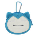 Japan Pokemon Plush Mini Pouch with Carabiner - Snorlax - 1