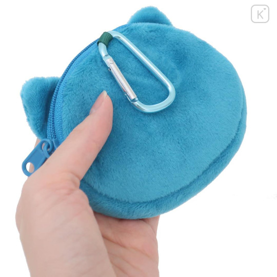 Japan Pokemon Plush Mini Pouch with Carabiner - Snorlax - 2