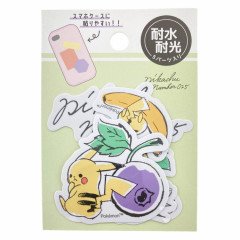 Japan Pokemon Vinyl Deco Sticker Set - Pikachu & Fruits