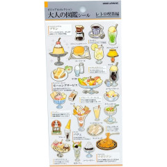 Japan Picture Book Sticker - Japanese Retro Cafe