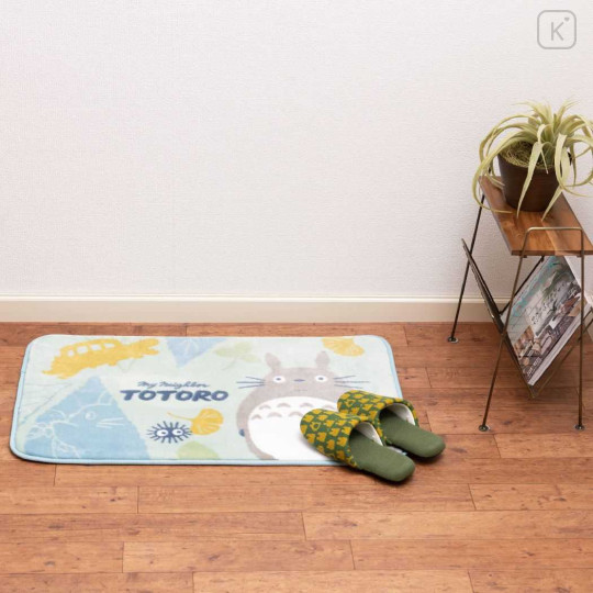 Japan Ghibli Fluffy Mat - My Neighbor Totoro / Mint - 2