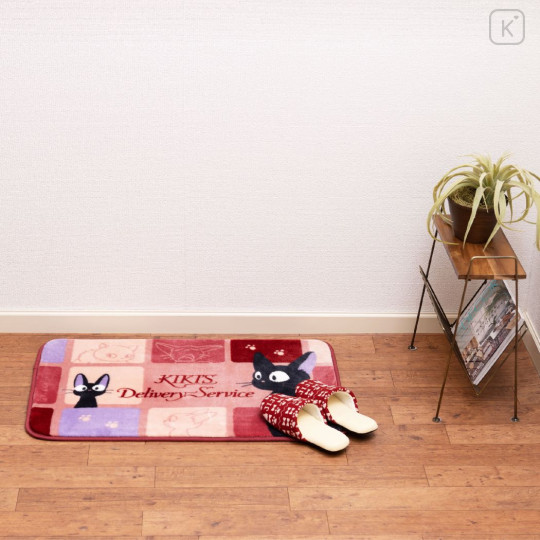 Japan Ghibli Fluffy Mat - Kiki's Delivery Service / Red - 2