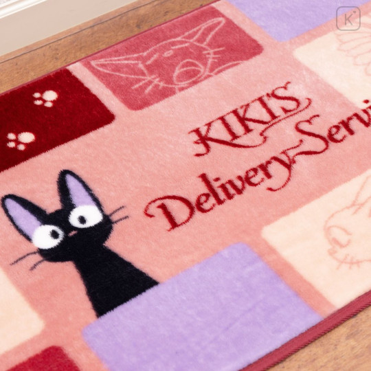 Japan Ghibli Fluffy Mat - Kiki's Delivery Service / Red - 3