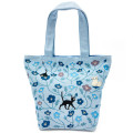 Japan Ghibli Mini Embroidery Tote Bag - Kiki's Delivery Service / Jiji Blue - 1