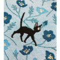 Japan Ghibli Mini Embroidery Tote Bag - Kiki's Delivery Service / Jiji Blue - 4