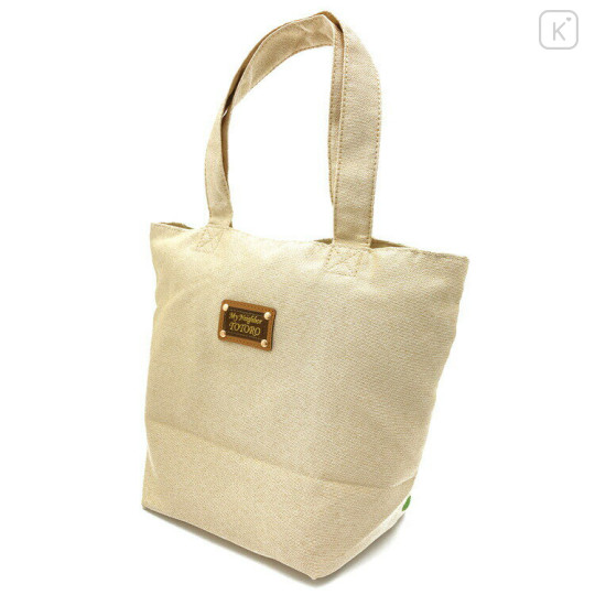 Japan Ghibli Mini Embroidery Tote Bag - My Neighbor Totoro : Autumn Moment - 2