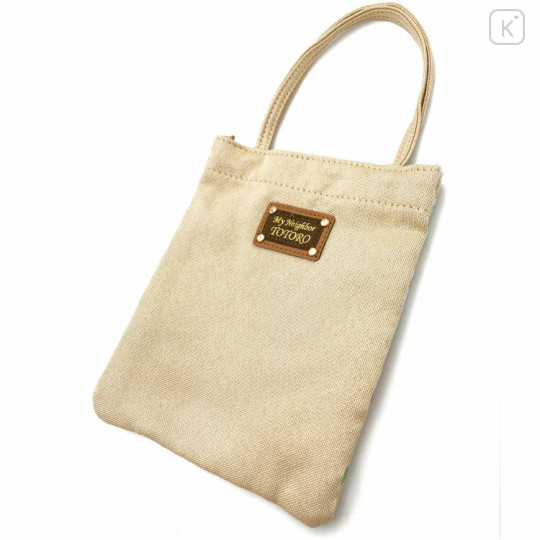 Japan Ghibli Mini Embroidery Hand Bag - My Neighbor Totoro : Autumn Moment - 2