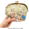 Japan Ghibli Embroidery Cosmetic Clasp Pouch - My Neighbor Totoro : Autumn Moment - 6