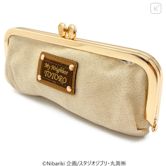 Japan Ghibli Embroidery Long Clasp Pouch - My Neighbor Totoro : Autumn Moment - 2