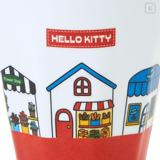 Japan Sanrio Melamine Tumbler - Hello Kitty & Tiny Chum / Road Trip - 4