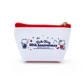 Japan Sanrio Triangular Mini Pouch - Hello Kitty 50th Anniversary - 2