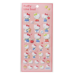 Japan Sanrio Puffy Like Seal Sticker - Hello Kitty & Hello Minmy