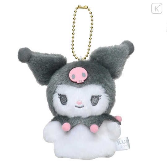 Japan Sanrio Soft Cuddly Toddler Puppet Plush Mascot Holder - Kuromi - 1