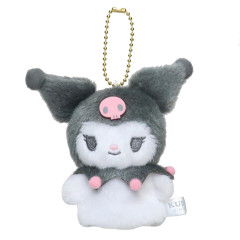 Japan Sanrio Soft Cuddly Toddler Puppet Plush Mascot Holder - Kuromi