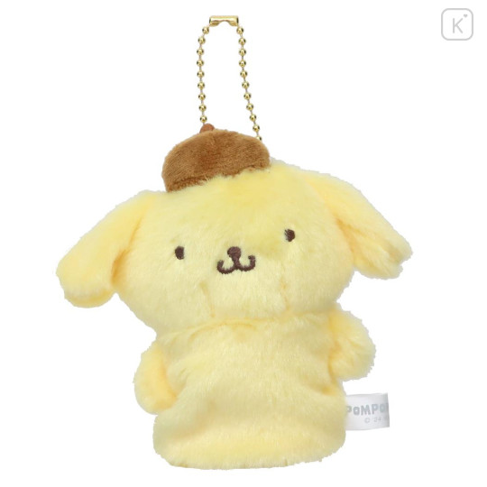 Japan Sanrio Soft Cuddly Toddler Puppet Plush Mascot Holder - Pompompurin - 1