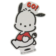 Japan Sanrio Big Sticker - Pochacco / Go